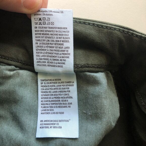 American Eagle Womens Sz 8 Next Level Stretch Camo High Waisted Jegging Pants - Picture 5 of 14